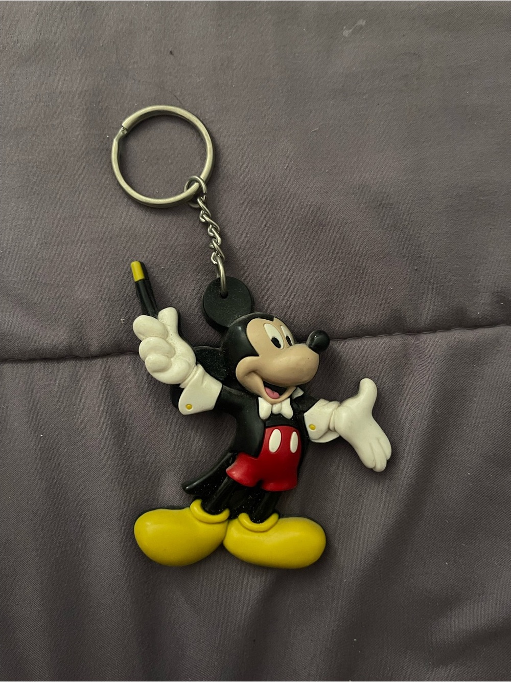 Disney Mickey Mouse Magic Keychain - Black, Red, Yellow